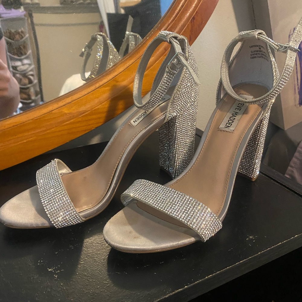 Steve Madden rhinestone heels